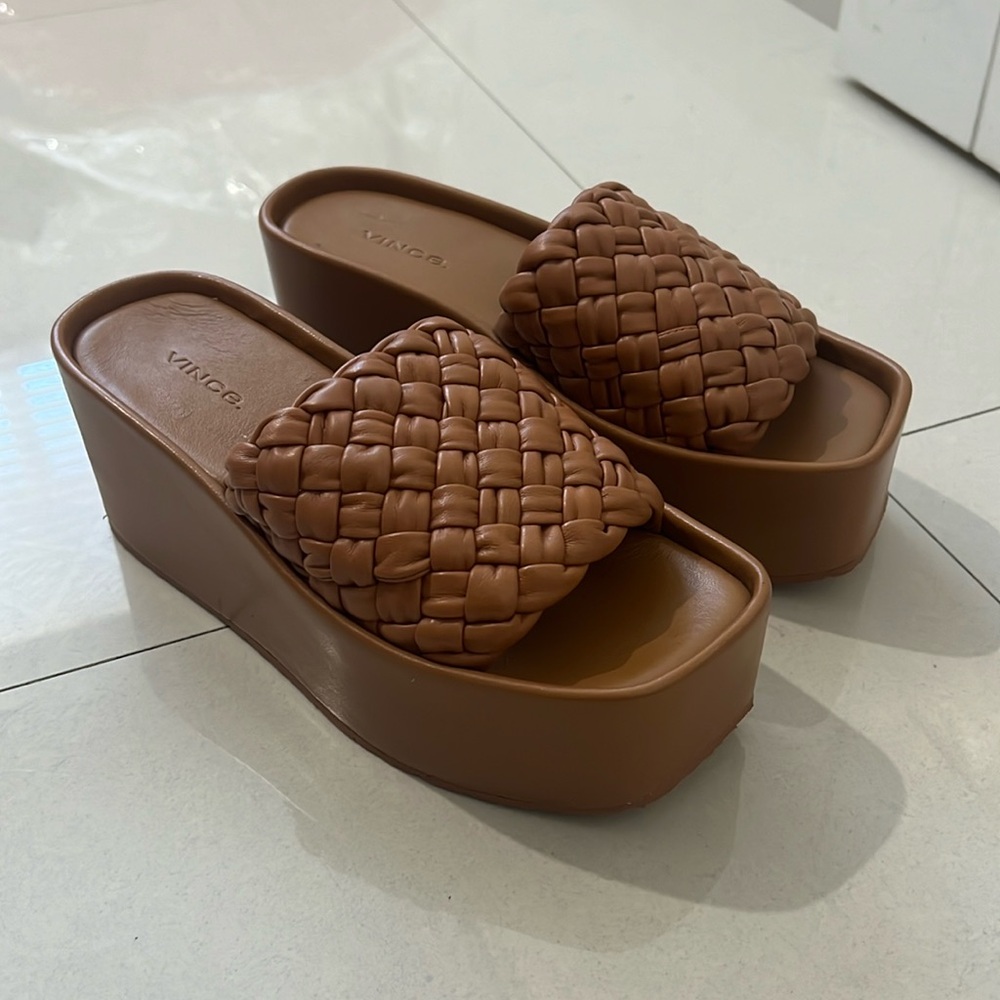 Vince Platform Wedges